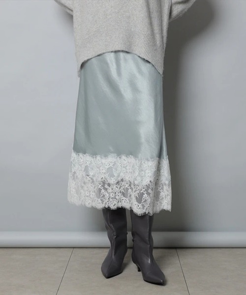 新品【CADUNEカデュネ】クロシェレーススカート XS相当 CADUNE（カデュネ）の「クロシェレーススカート（スカート）」 - WEAR