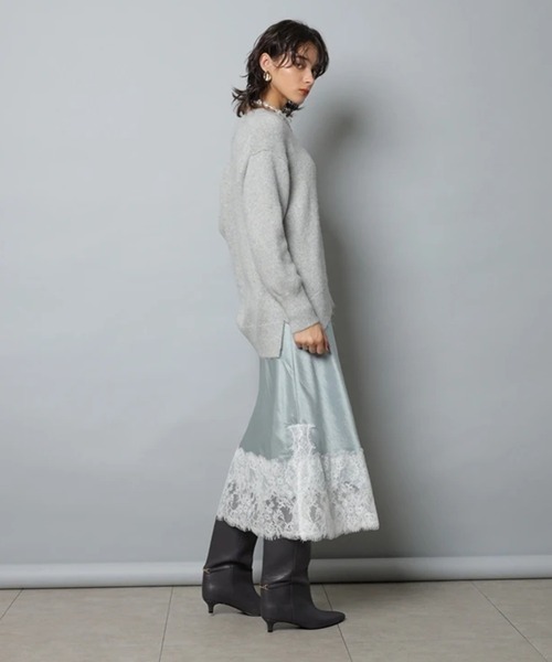 新品【CADUNEカデュネ】クロシェレーススカート XS相当 CADUNE（カデュネ）の「クロシェレーススカート（スカート）」 - WEAR