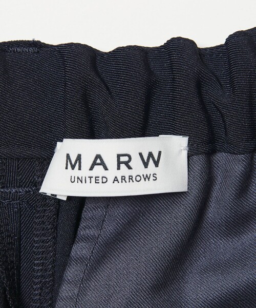 MARW UNITED ARROWS(マルゥ ユナイテッドアローズ)の「<MARW UNITED ARROWS>ツイル テーパードパンツ(スラックス・レディース・ブラック/ネイビー/ダークグレー・38/36/34)」の8枚目の写真