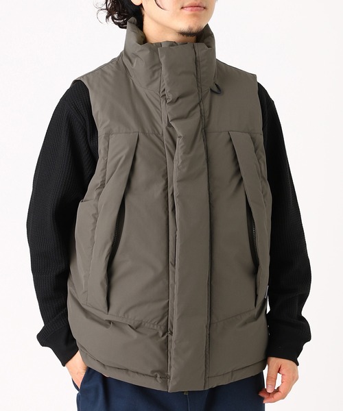 DAIWA PIER39(ダイワピア39)の「DAIWA PIER39 WINDSTOPPER FIELD DOWN VEST BW-18025W(その他アウター・メンズ・カーキ/ブラック/チャコールグレー・SMALL/MEDIUM/LARGE/X-LARGE)」の3枚目の写真