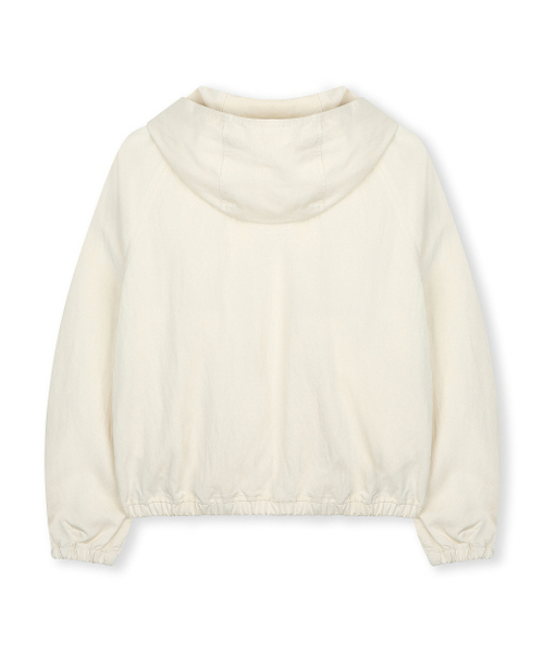 BESLOW(ビースロー)の「LAYERED HOODED ZIP UP JUMPER IVORY(パーカー・メンズ・その他・SMALL/MEDIUM/LARGE/X-LARGE)」の6枚目の写真