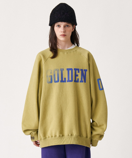 GOLDEN SNSHINE(ゴールデン サンシャイン)の「Golden raglan sweatshirts_Fine mint(スウェット・メンズ・その他・MEDIUM/LARGE)」の2枚目の写真