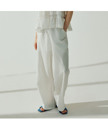 VIKINI VENDER（ビキニベンダー）の「Slouch Linen Banding Wide Pants - White（その他パンツ・レディース）」