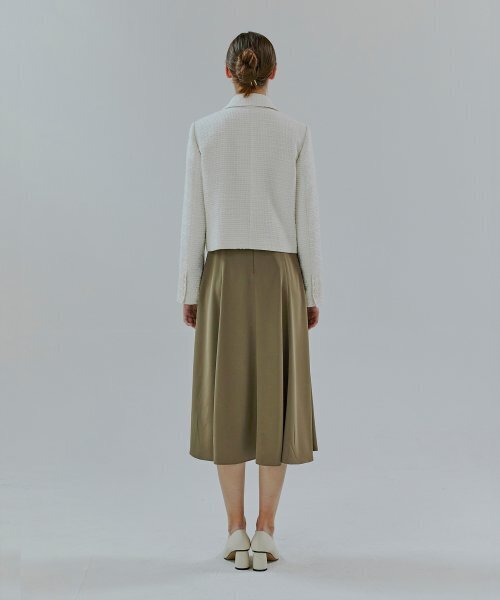 ETMON（エトモン）の「Tweed Double Jacket  Cream（テーラードジャケット・レディース・その他・FREE）」の6枚目の写真
