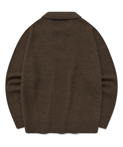 COVERNAT（カバーナット）の「ラムズウールカラーニットベージュ（ニット/セーター・レディース・その他・SMALL/LARGE/X-LARGE）」の2枚目の写真