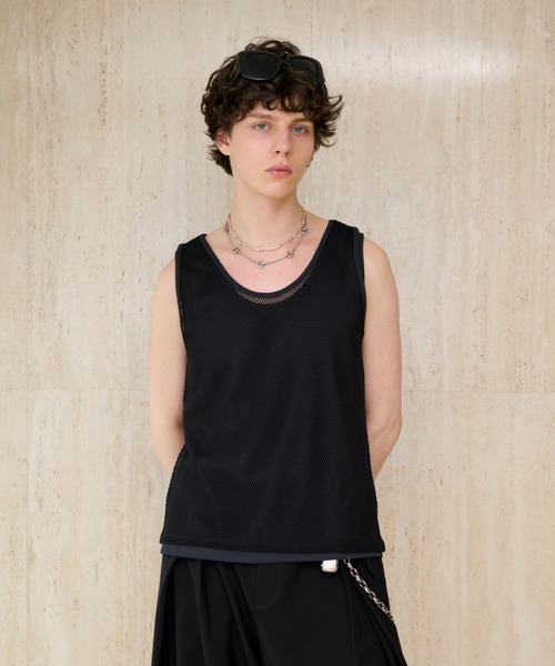 soerte(ソエルテ)の「【26SS】【2点セット】Utility Shield Sleeveless-Layered 2Pack / ユーティリティーレイヤードタンクトップ(タンクトップ・メンズ・ブラック/ホワイト・3/2/1)」の14枚目の写真