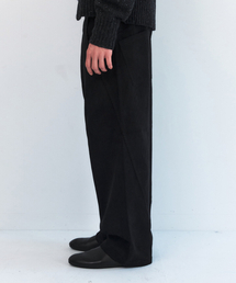 WINDER（ワインダー）の「SLANT CODUROY PANTS - BLACK（その他パンツ）」