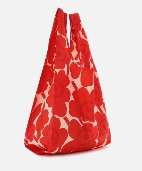 marimekko（マリメッコ）の「Unikko / Smartbag（エコバッグ/サブバッグ・レディース・レッド・FREE）」の3枚目の写真