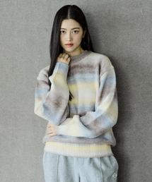 COMONINOZ（コモニノズ）の「GRADATION PULLOVER SWEATER [YELLOW]（ニット/セーター）」