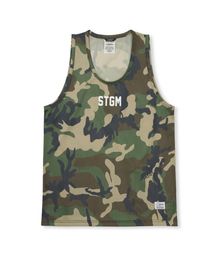 STIGMA（スティグマ）の「メッシュオーバーサイズノースリーブカモフラージュ（Tシャツ/カットソー）」