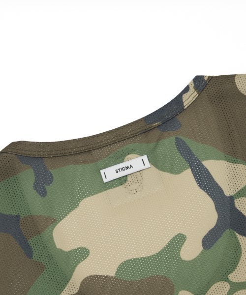 STIGMA(スティグマ)の「メッシュオーバーサイズノースリーブカモフラージュ(Tシャツ/カットソー・メンズ・その他・MEDIUM/LARGE/X-LARGE)」の6枚目の写真