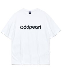 ODDPEARL（オッドパール）の「big logo t-shirt(white)002（Tシャツ/カットソー・メンズ）」