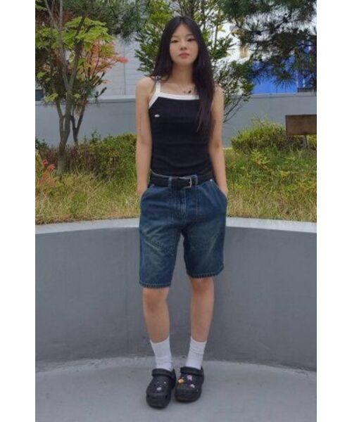 FDR(エフディーアール)の「Essential Ringer Sleeveless Black / White(Tシャツ/カットソー・レディース・その他・FREE)」の4枚目の写真