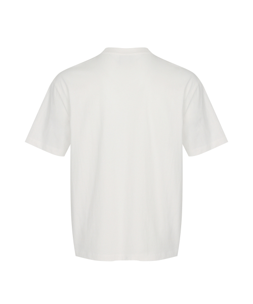 SOLEW（ソル）の「エッセンシャルルーズフィットクルーネックTシャツ_ホワイト（Tシャツ/カットソー・メンズ・その他・SMALL/MEDIUM/LARGE/X-LARGE）」の2枚目の写真