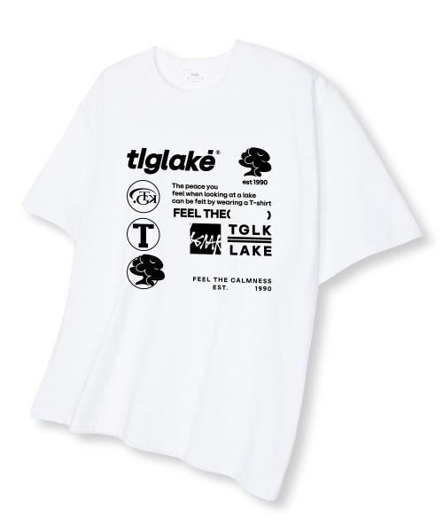 TI.GLAKE(ティーグレイク)の「エレメント オーバーサイズ 半袖Tシャツ ホワイト(Tシャツ/カットソー・メンズ・その他・LARGE/X-LARGE/XX-LARGE)」の1枚目の写真