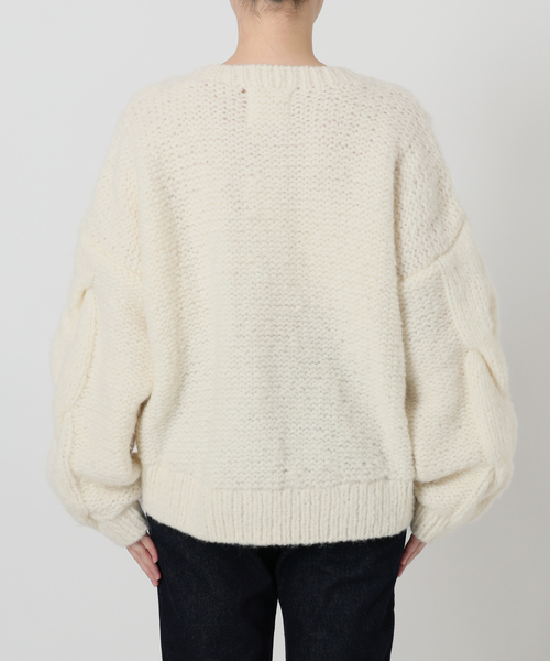 81BRANCA/ハチイチブランカ SLOBE別注 ケーブルハンドニット（ニット