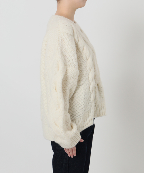 81BRANCA/ハチイチブランカ SLOBE別注 ケーブルハンドニット（ニット