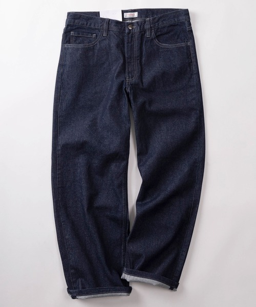 HANES(ヘインズ)の「【78】【Hanes/ヘインズ】ワイドフィット ストレート デニムパンツ/ジーンズ/アメカジ【新色USED風ブラック追加】(デニムパンツ・メンズ・ライトブルー/ワンウォッシュ/ブルー/ブラック・L/M/S/XL)」の5枚目の写真