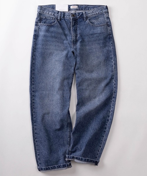 HANES(ヘインズ)の「【78】【Hanes/ヘインズ】ワイドフィット ストレート デニムパンツ/ジーンズ/アメカジ【新色USED風ブラック追加】(デニムパンツ・メンズ・ライトブルー/ワンウォッシュ/ブルー/ブラック・L/M/S/XL)」の6枚目の写真