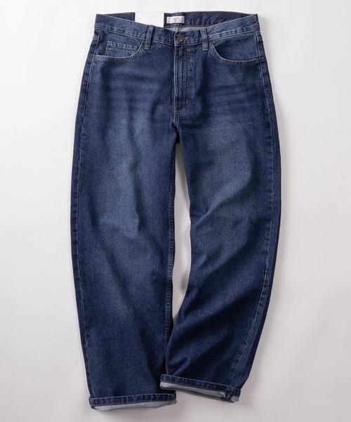 HANES(ヘインズ)の「【78】【Hanes/ヘインズ】ワイドフィット ストレート デニムパンツ/ジーンズ/アメカジ【新色USED風ブラック追加】(デニムパンツ・メンズ・ライトブルー/ワンウォッシュ/ブルー/ブラック・L/M/S/XL)」の7枚目の写真