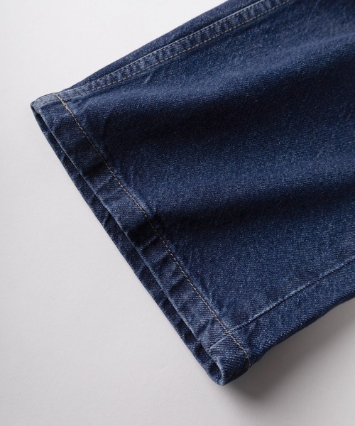 HANES(ヘインズ)の「【78】【Hanes/ヘインズ】ワイドフィット ストレート デニムパンツ/ジーンズ/アメカジ【新色USED風ブラック追加】(デニムパンツ・メンズ・ライトブルー/ワンウォッシュ/ブルー/ブラック・L/M/S/XL)」の13枚目の写真