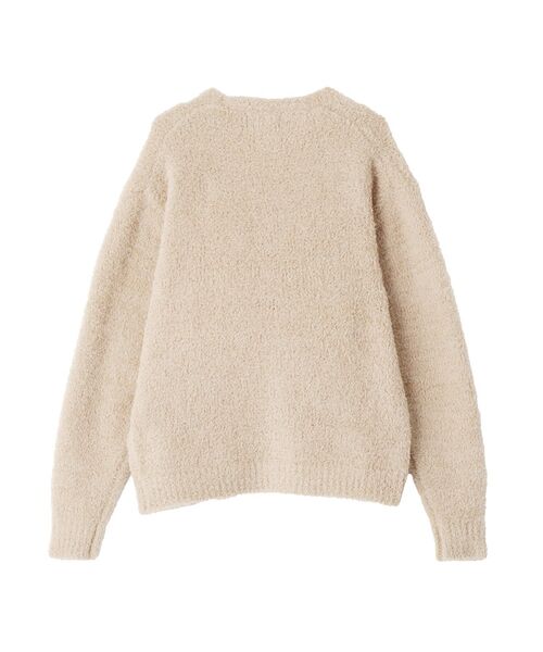 CRAFT STANDARD BOUTIQUE(クラフトスタンダードブティック)の「フェザーモールニットカーディガン<ホームケア可能>(カーディガン/ボレロ・メンズ・カーキ/ベージュ/ブラック・M/L/XL)」の14枚目の写真