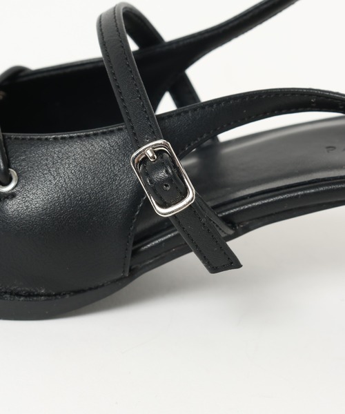 PAGEBOY（ページボーイ）の「レースアップミュール（サンダル・レディース・ブラック/ブラウン・MEDIUM/LARGE）」の14枚目の写真