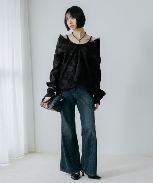 PAGEBOY（ページボーイ）の「レースアップミュール（サンダル・レディース・ブラック/ブラウン・MEDIUM/LARGE）」の7枚目の写真