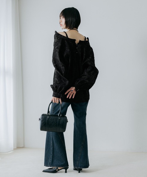 PAGEBOY（ページボーイ）の「レースアップミュール（サンダル・レディース・ブラック/ブラウン・MEDIUM/LARGE）」の5枚目の写真