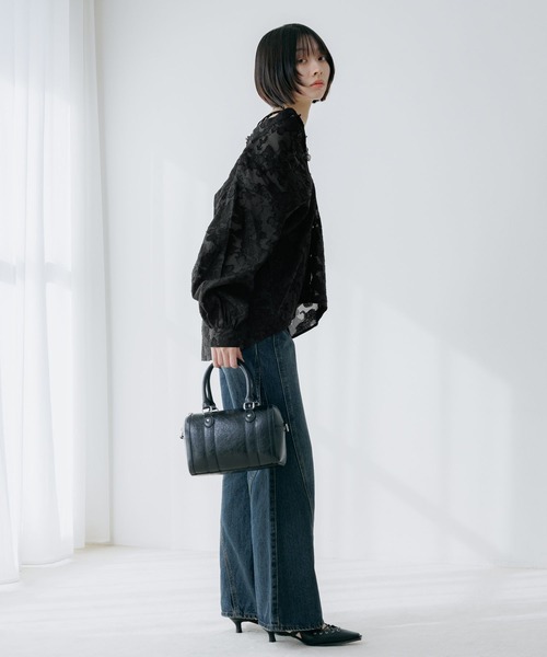 PAGEBOY（ページボーイ）の「レースアップミュール（サンダル・レディース・ブラック/ブラウン・MEDIUM/LARGE）」の4枚目の写真