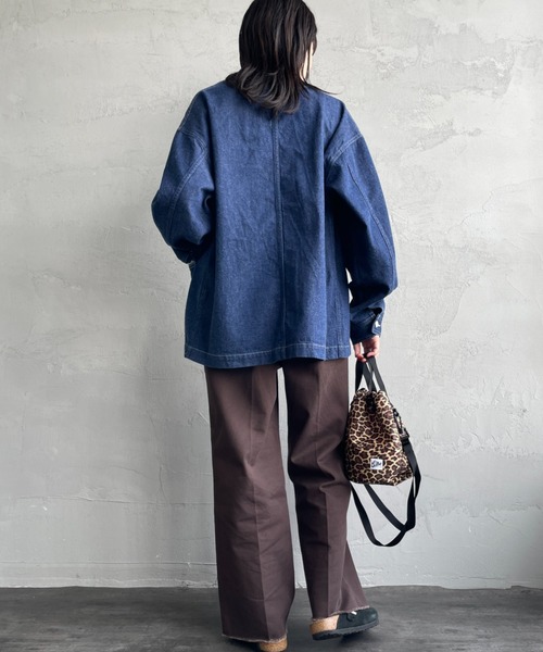 DANTON（ダントン）の「【WEB限定】[DANTON/ダントン] 11oz Vネックデニムジャケット（デニムジャケット・レディース・インディゴブルー・40/38）」の10枚目の写真