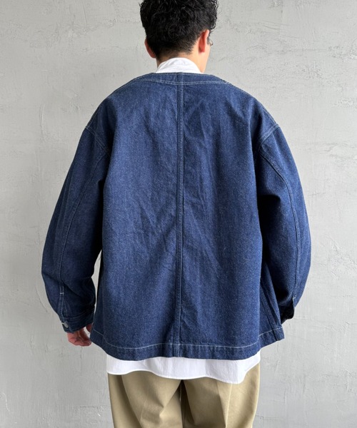 DANTON（ダントン）の「【WEB限定】[DANTON/ダントン] 11oz Vネックデニムジャケット（デニムジャケット・レディース・インディゴブルー・40/38）」の20枚目の写真