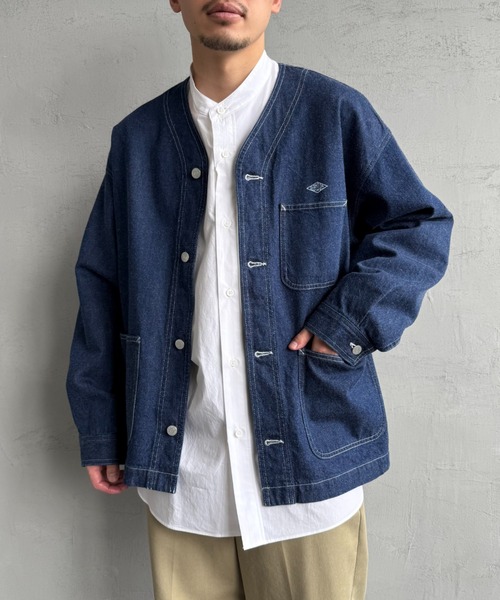 DANTON（ダントン）の「【WEB限定】[DANTON/ダントン] 11oz Vネックデニムジャケット（デニムジャケット・レディース・インディゴブルー・40/38）」の21枚目の写真
