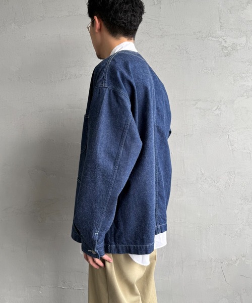 DANTON（ダントン）の「【WEB限定】[DANTON/ダントン] 11oz Vネックデニムジャケット（デニムジャケット・レディース・インディゴブルー・40/38）」の22枚目の写真