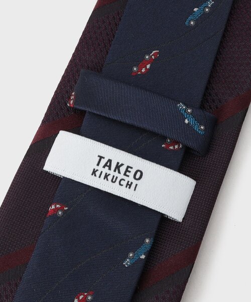 TAKEO KIKUCHI(タケオキクチ)の「【BOXセット】クラシックシャドーストライプ ネクタイ&タイバー(ネクタイ・メンズ・ネイビー/グリーン/ボルドー・00)」の21枚目の写真