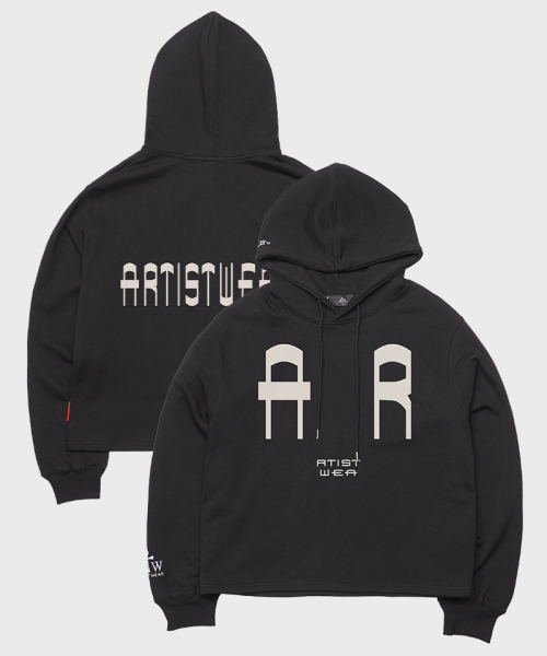 ARTISTWEAR（アーティストウェア）の「[ATW] フェイスコードイージーフード（パーカー・レディース・ブラック/グレー・MEDIUM/LARGE/X-LARGE/XX-LARGE）」の8枚目の写真