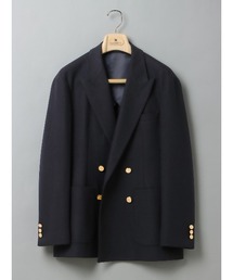 SUIT SQUARE | GOOVI ダブルブレストジャケット カレッジフラノ 無地(テーラードジャケット)