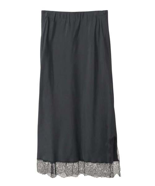 martinique（マルティニーク）の「リバーレースバイヤススカート（スカート・レディース・キャメル/ブラック・FREE）」の2枚目の写真