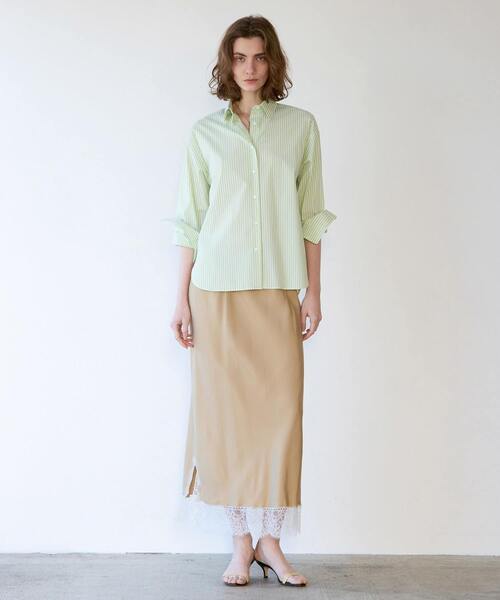 martinique（マルティニーク）の「リバーレースバイヤススカート（スカート・レディース・キャメル/ブラック・FREE）」の8枚目の写真