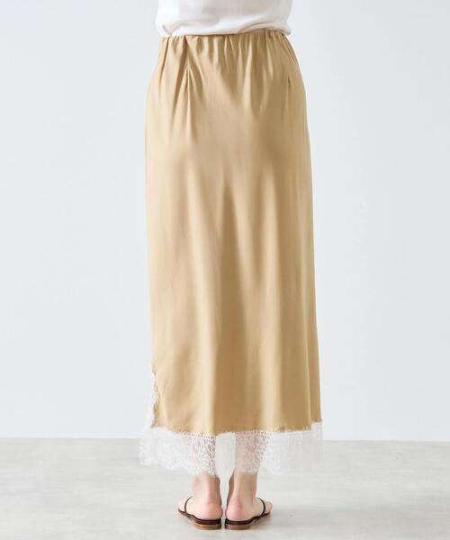 martinique（マルティニーク）の「リバーレースバイヤススカート（スカート・レディース・キャメル/ブラック・FREE）」の12枚目の写真