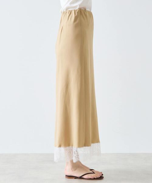 martinique（マルティニーク）の「リバーレースバイヤススカート（スカート・レディース・キャメル/ブラック・FREE）」の13枚目の写真