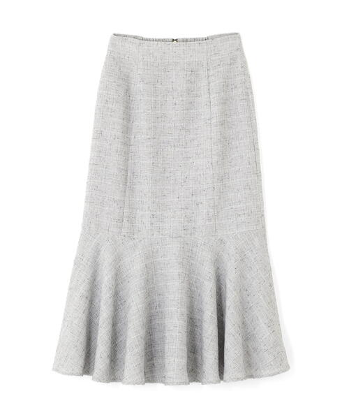 PROPORTION BODY DRESSING(プロポーションボディドレッシング)の「スプリングツイードマーメイドスカート / 1216120102(スカート・レディース・イエロー/ブラック・P/S/MEDIUM)」の15枚目の写真