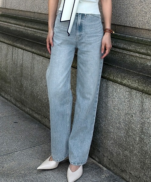 JENNE(ジェンヌ)の「JENNE美シルエットデニム(デニムパンツ・レディース・ネイビー/ブルー・SMALL/MEDIUM/LARGE)」の2枚目の写真