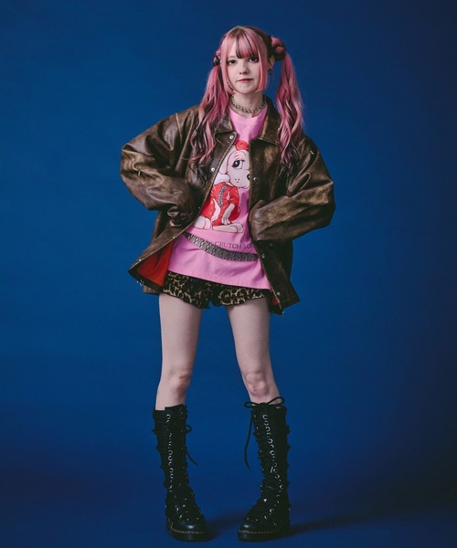 GALFY(ガルフィー)の「GALFY-バチバチピアスPUコーチ(その他アウター・メンズ・カーキ/ブラウン/ブラック・L/XL)」の20枚目の写真