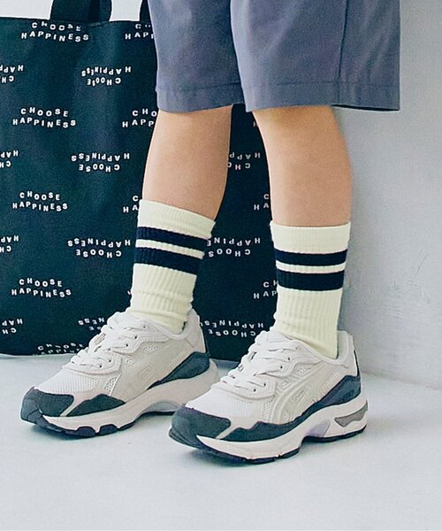 p.premier（ピードットプルミエ）の「イロチ買いしたいバリエーションデザインソックス（ソックス/靴下・キッズ・ブラック/アイボリー/ブルー/クリーム/ブラウン/グリーン/レッド・15 /18/21）」の3枚目の写真