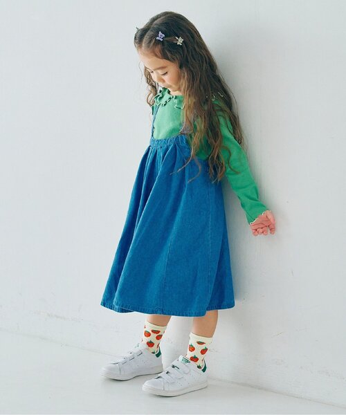 p.premier（ピードットプルミエ）の「イロチ買いしたいバリエーションデザインソックス（ソックス/靴下・キッズ・ブラック/アイボリー/ブルー/クリーム/ブラウン/グリーン/レッド・15 /18/21）」の11枚目の写真