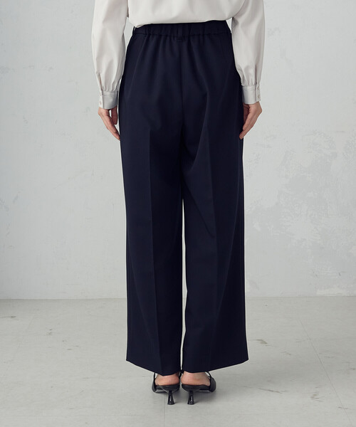 COMME CA ISM(コムサイズム)の「ストレッチツイル 2タックワイドパンツ / セットアップ対応(その他パンツ・レディース・ネイビー/ブラック・SMALL/MEDIUM/LARGE/X-LARGE)」の14枚目の写真