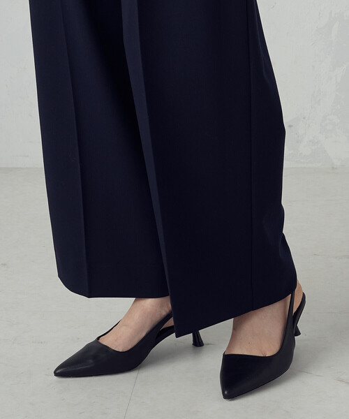 COMME CA ISM(コムサイズム)の「ストレッチツイル 2タックワイドパンツ / セットアップ対応(その他パンツ・レディース・ネイビー/ブラック・SMALL/MEDIUM/LARGE/X-LARGE)」の17枚目の写真