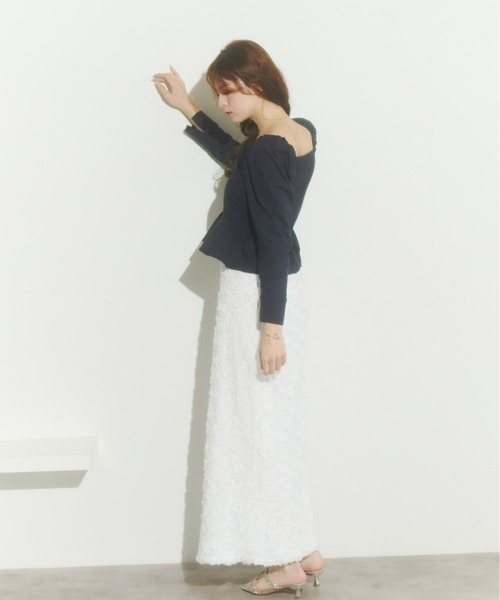 Olu.（オルドット）の「カシュクールシャツブラウス（シャツ/ブラウス・レディース・ピンク/キャメル/ネイビー・FREE）」の20枚目の写真