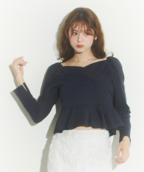 Olu.（オルドット）の「カシュクールシャツブラウス（シャツ/ブラウス・レディース・ピンク/キャメル/ネイビー・FREE）」の16枚目の写真